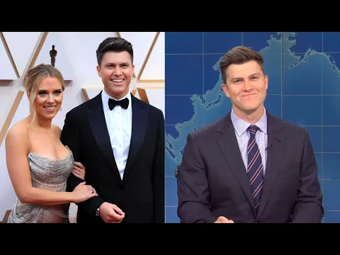 SNLs Colin Jost TRICKED Into Making Joke About Wife Scarlett Johansson