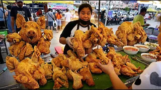 Extremely Crispy! Fried Pig Face I've Never Seen Before