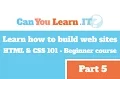 How to use Inline CSS Style Attributes within HTML HTML Tutorial