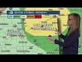 Severe weather returns to Colorado for Monday