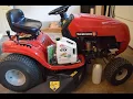 Oil change on a MTD Yard Machines PowerMore OHV 420cc Lawn Tractor