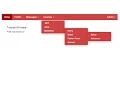Multi level Menu in CSS HTML5 Bootstrap