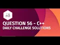 Ques 56 Rainbow Arrays C