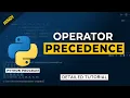 Operator precedence in Python