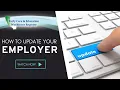 How to Update Your Employer