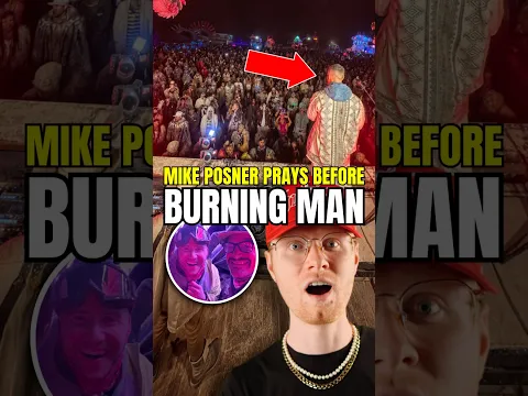 Mike Posner Brought God To Burning Man🤯👏‼️ #christian #shorts #burningman #mikeposner