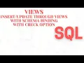 SQL Part3 Views With Schema Binding With Check option Ravinder Gattu Gattu Tutorials
