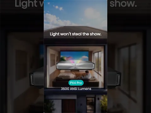 Light Won't Steal The Show | Hisense PX4 Pro
