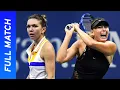 Maria Sharapova s stunning Grand Slam return vs Simona Halep US Open 2017 Round 1