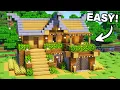Minecraft Survival STARTER House Build Tutorial for Survival