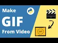 Make GIF from using Python Only 3 Lines of Code