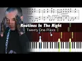 Download Lagu Twenty One Pilots - Routines In The Night - Piano Tutorial with Sheet Music