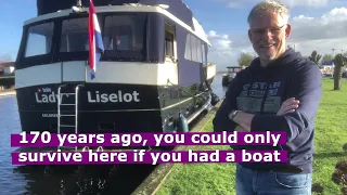 Sailing past 16th and 17th century houses to the North of The Netherlands by Trawler, pt2; S2/E43