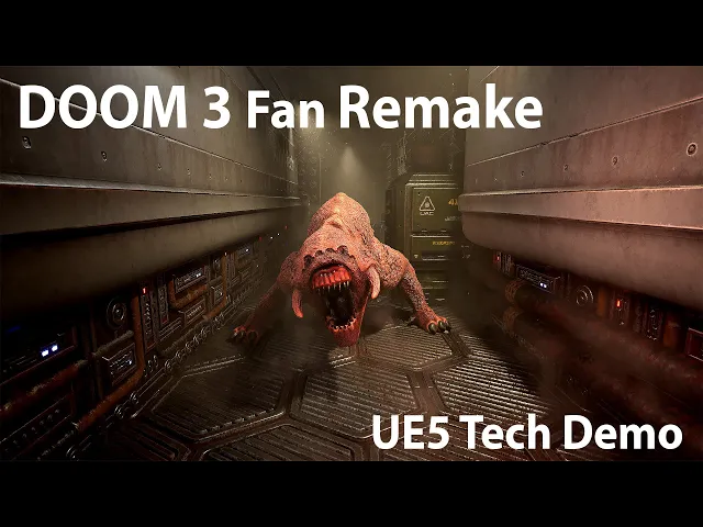 [UE5] DOOM 3 Fan Remake