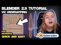 Blender Beginner UV Unwrapping TUTORIAL Easy UV Unwrapping in Blender 2 9 Blender for beginners