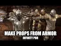 Unity Quick Tip - Making Props from Armor and Other Objects by Reparenting the Object colliders