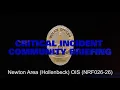 Hollenbeck Area Newton OIS 2026 NRF026-26