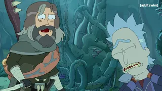 Cronenberged Dimension Jerry Meets Rick Prime Rick and Morty adult swim