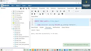 Import and export data in POSTGRESQL SQL developer SQL tutorials SQL DB CSV import