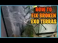 How to Fix a Broken Terrarium or aquarium