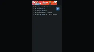 python coding tutorial STRING concatenation level 2 problem no 13