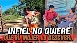 Marido no deja que su mujer trabaje y no le da dinero.