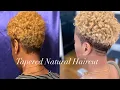 Natural Hairstyles For Women Tapered Natural Haircut