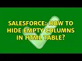 Salesforce How to hide empty columns in HTML Table