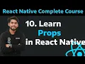 10 React Native Props Learn what is props in react native part - 10