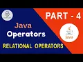Part 4 - Operators in JAVA Programming Relational Operators in Java Code Vixa