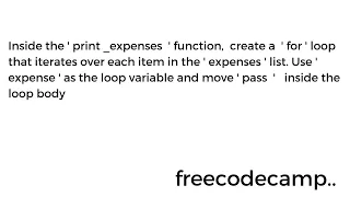 Learn Lambda Functions by Building an Expense Tracker Python Beta Cert Step 7