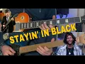 Lagu AC/DC feat Bee Gees - Stayin' in Black MASHUP Guitar Cover Manuguitarist