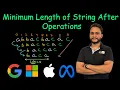Minimum Length of String After Operations Leetcode 3223