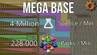 HOW I REACHED 4 MILLION SPM MEGA BASE in SPACE AGE FACTORIO