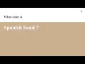Spanish Sand color hex color - Brown color