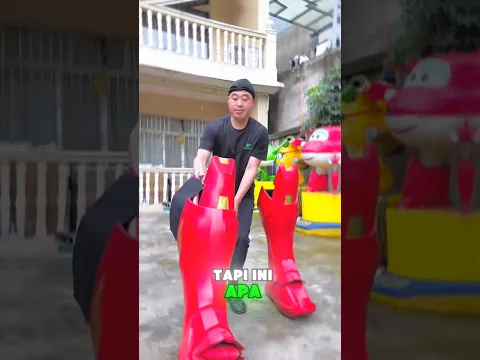 Ayah Menjadi Iron Man dan Pergi Melawan Hantu! 👻🤖#shorts