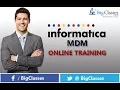 INFORMATICA MDM Training Tutorial for Beginners - Bigclasses