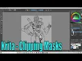 Krita How to Create and Use Clipping Masks