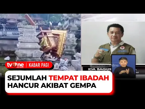 Sejumlah Rumah dan Tempat Ibadah di Bali Hancur Lebur Akibat Gempa Magnitudo 4,8