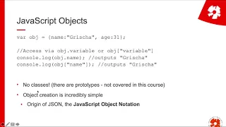 Web Programming I JavaScript part 7 Types Objects Arrays