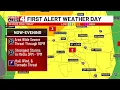First Alert Weather Day Today Severe Storms Possible this Afternoon Evening