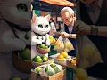 Download Lagu 🍊😻 This anime white cat's love for mangoes is the cutest 🐱❤️ #MangoCat #ViralSensation\