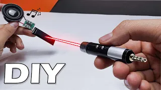 I transmitted the sound with laser light - Amplifier using PAM8403-solar panel