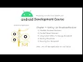 Chapter 9 Implementing Broad Cast Receivers In Android Android Tutorial series form scratch