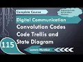 Code trellis and State Diagram of Convolutional Codes in Digital Communication by Engineering Funda