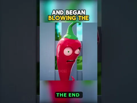 This fiery chili pepper was driven mad by the Zombie!