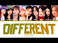 Download Lagu [AI COVER] TWICE SINGS DIFFERENT BY LESSERAFIM - color coded lyrics