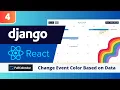 Django React FullCalendar Tutorial Change FullCalendar Event Colors Based on Data