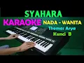 Download Lagu SYAHARA - Thomas Arya | KARAOKE Nada Cewek / Wanita || Lirik HD