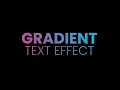 How to Create Gradient Text Animation using Only HTML CSS